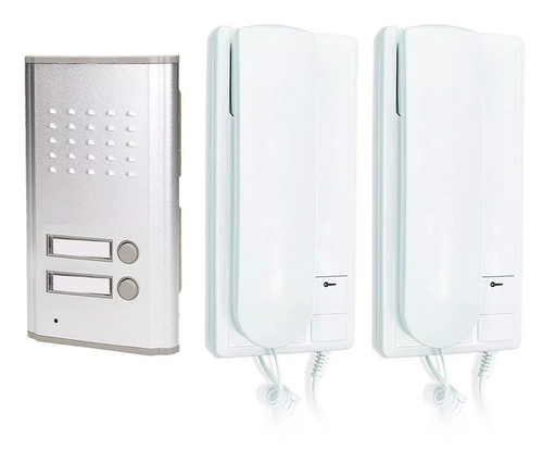 Citofono kit bifamiliare - kit,