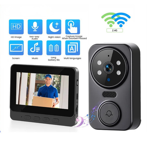 Videocitofono wifi con monitor - wifi,