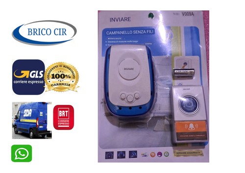 Campanello wireless senza fili - wireless,